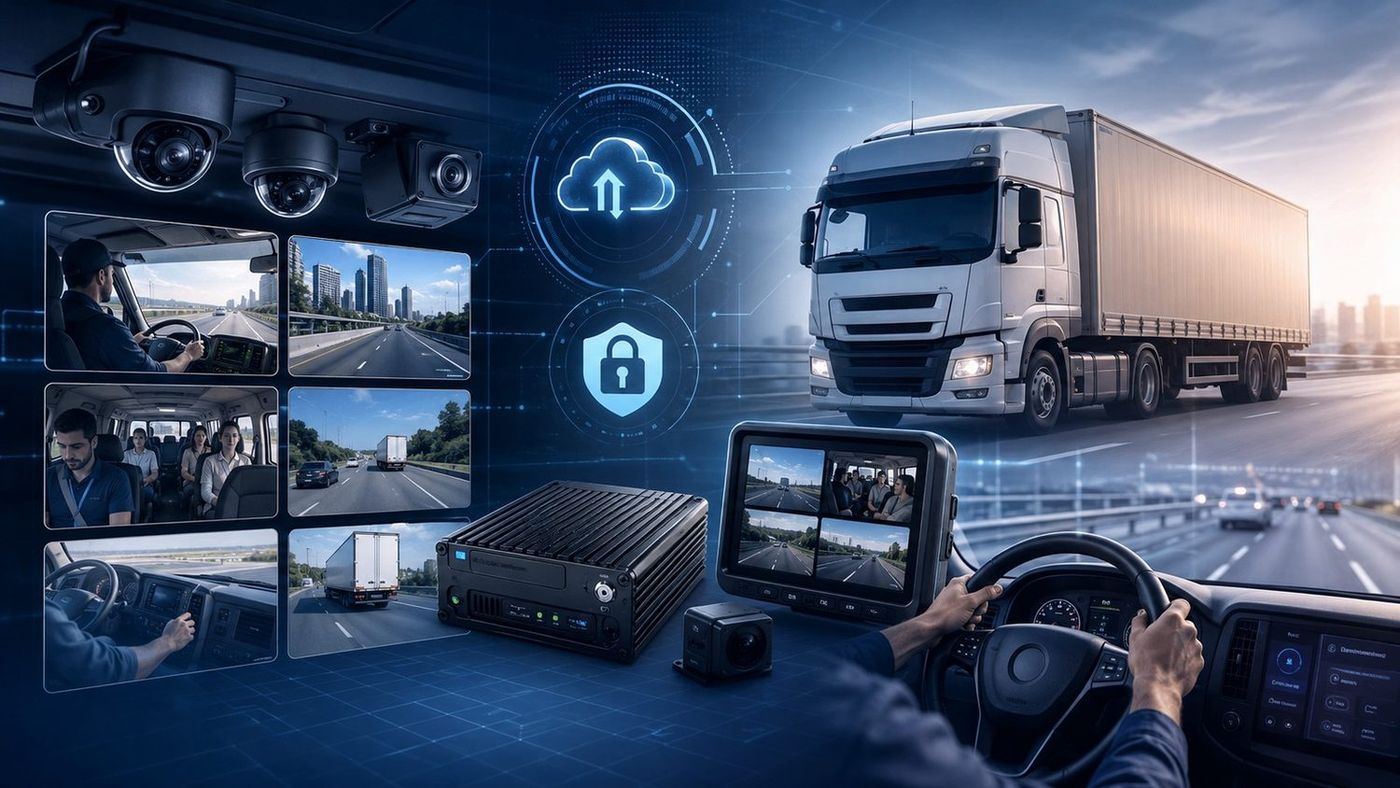 Vehicle dash cameras and MDVR surveillance system